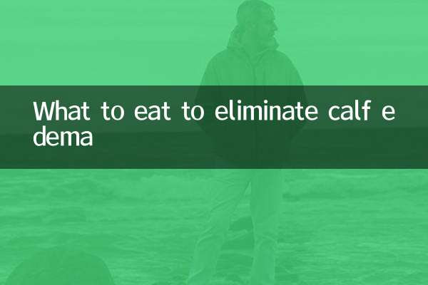 Cosa mangiare per eliminare l'edema del polpaccio