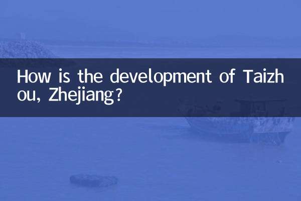 How is the development of Taizhou, Zhejiang?