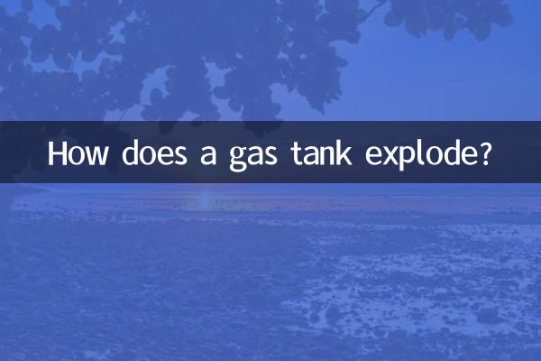 ¿Cómo explota un tanque de gasolina?