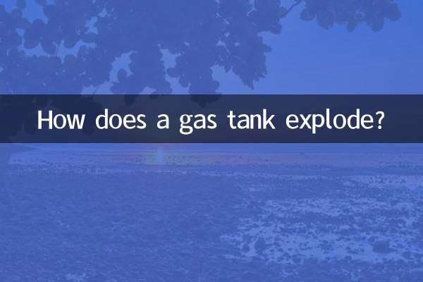 Как взрывается бензобак?