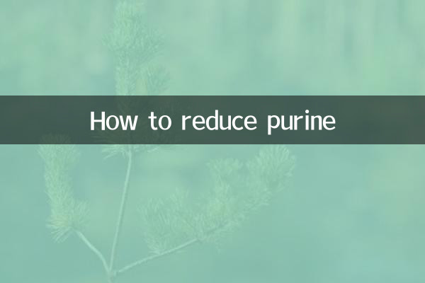 Come ridurre le purine