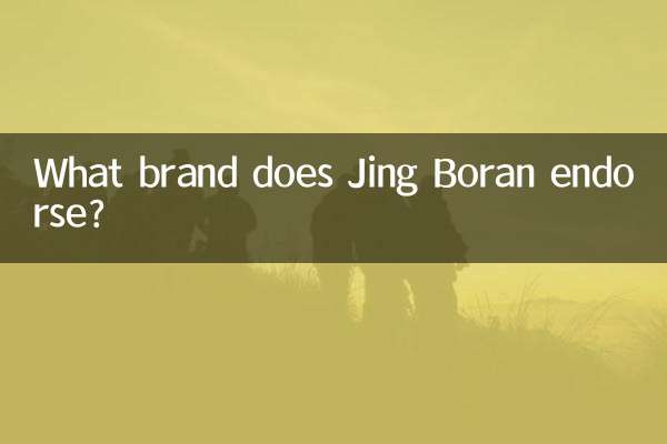 井柏然代言的什麼品牌