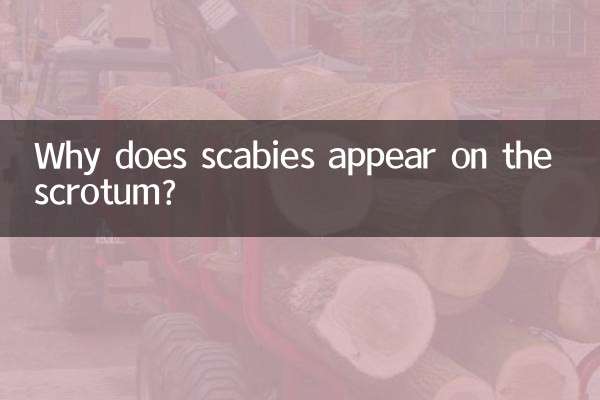 Por que a sarna aparece no escroto?