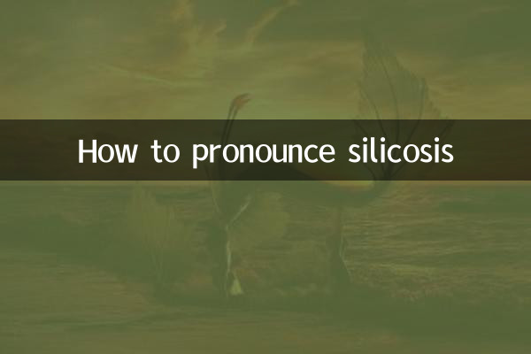 silicosis の発音の仕方