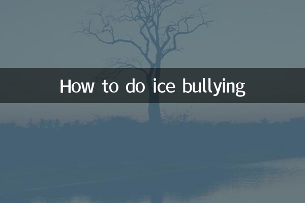 怎么做冰欺凌