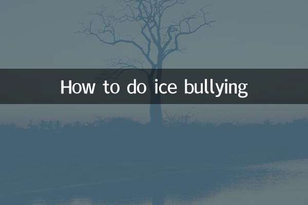 Come fare il bullismo sul ghiaccio