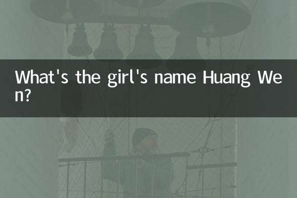 Come si chiama la ragazza Huang Wen?