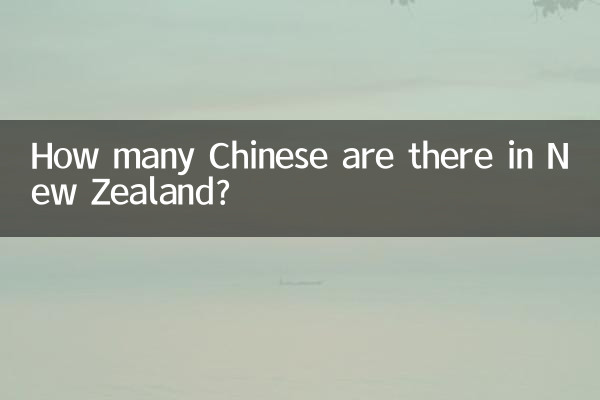 ニュージーランドには中国人が何人いますか?
