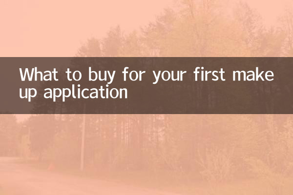 آپ کی پہلی میک اپ درخواست کے لئے کیا خریدیں