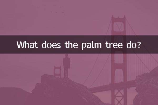 کھجور کا درخت کیا کرتا ہے؟