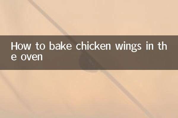 So backen Sie Hähnchenflügel im Ofen