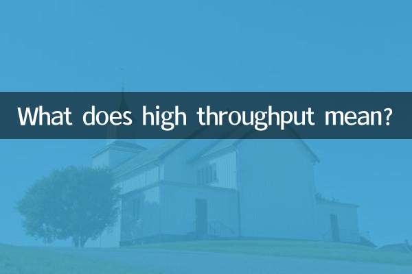 ¿Qué significa alto rendimiento?