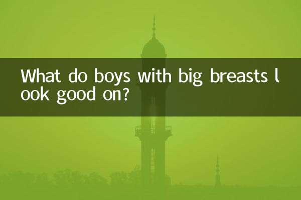 Worauf sehen Jungs mit großen Brüsten gut aus?
