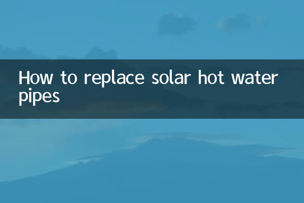 Como substituir canos de água quente solar