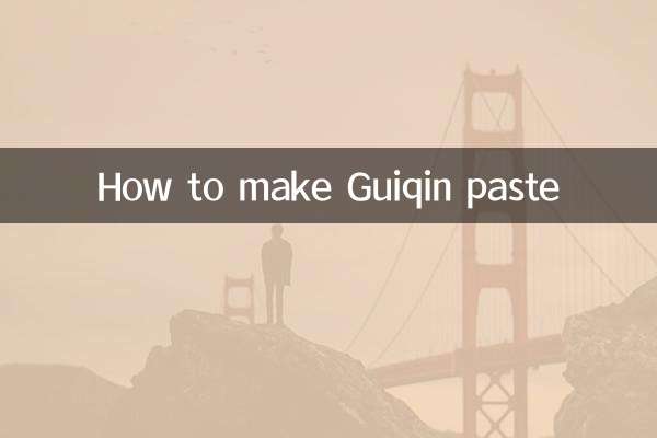 How to make Guiqin paste