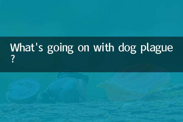 O que está acontecendo com a peste canina?