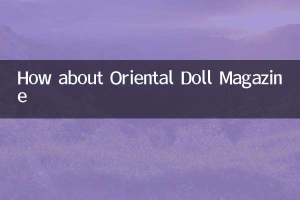 Wie wäre es mit dem Oriental Doll Magazine