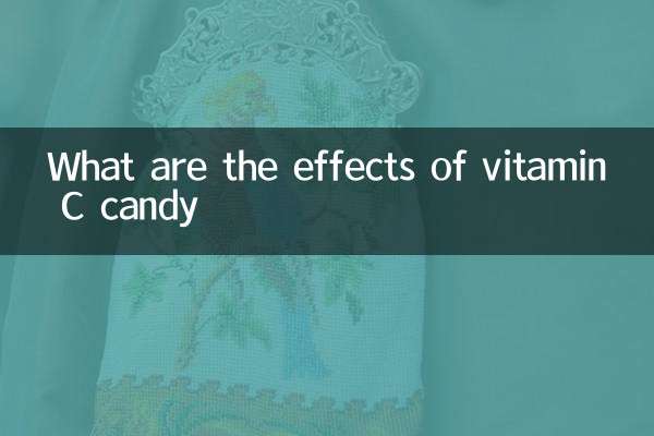 ¿Cuáles son los efectos de los dulces de vitamina C?