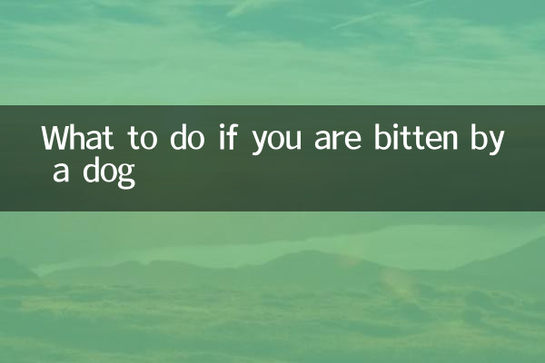 あなたが犬に噛まれた場合はどうしますか