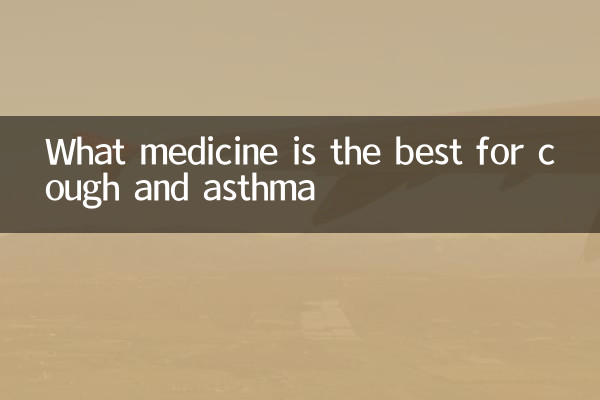 What medicine is the best for cough and asthma