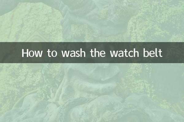 Wie man den Uhrengürtel waschen