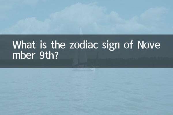 Quel est le signe du zodiaque du 9 novembre ?