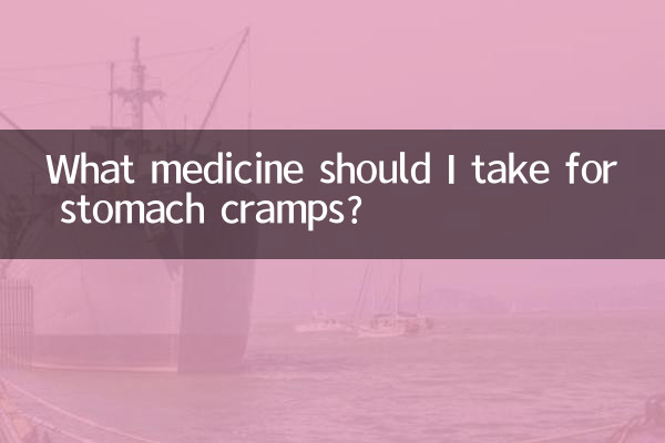 ¿Qué medicamento debo tomar para los calambres estomacales?