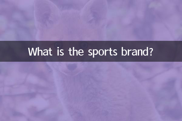 Qual é a marca esportiva?