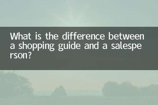 Qual è la differenza tra una guida allo shopping e un venditore?