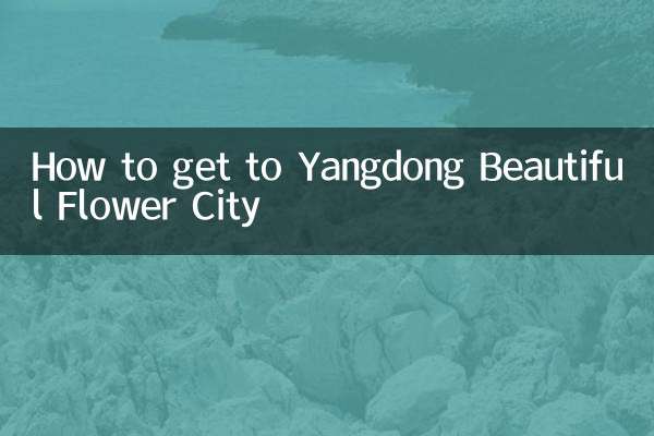 Como chegar à bela cidade das flores de Yangdong