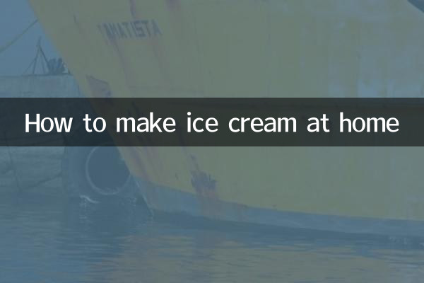 Cómo hacer helado en casa.