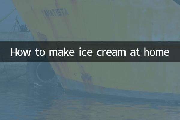 Come fare il gelato a casa