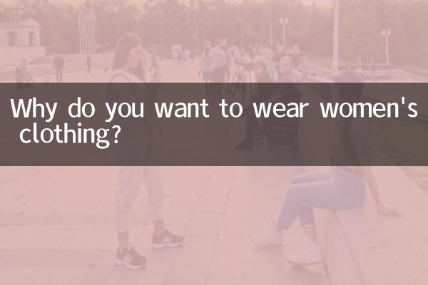 आप महिलाओं के कपड़े क्यों पहनना चाहते हैं?