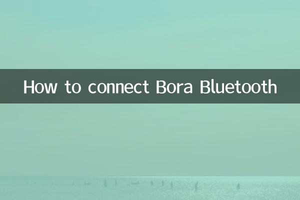 Come connettere Bora Bluetooth