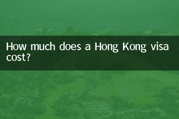 How much does a Hong Kong visa cost?