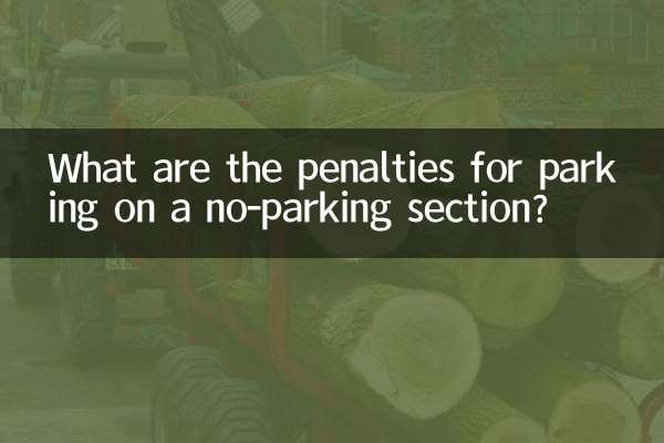 Quelles sont les pénalités en cas de stationnement sur une section interdite au stationnement ?