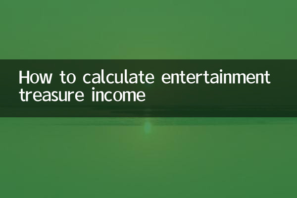 मनोरंजन खजाना आय की गणना कैसे करें