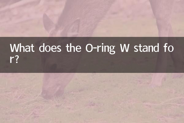 ও-রিং W এর জন্য কী দাঁড়ায়?