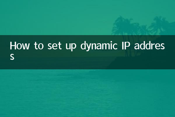 How to set up dynamic IP address