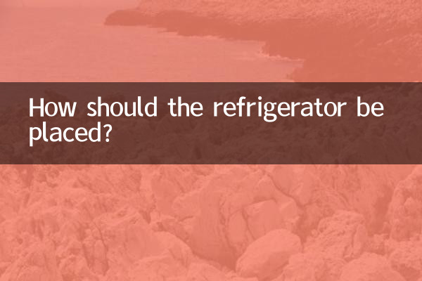冰箱應該怎麼擺放