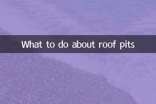 Was tun bei Dachgruben?