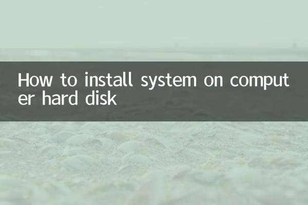 电脑硬盘怎么装系统