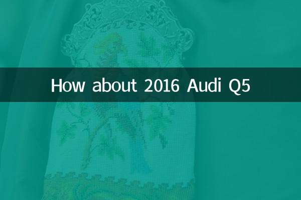 Wie wäre es mit dem Audi Q5 2016?