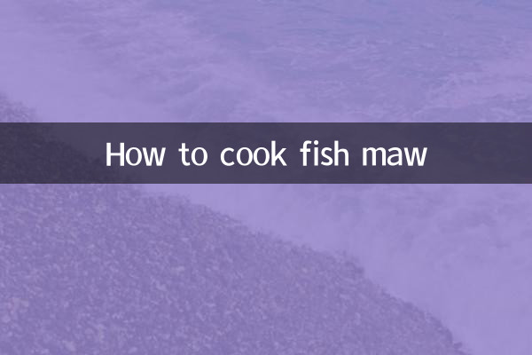 Como cozinhar boca de peixe