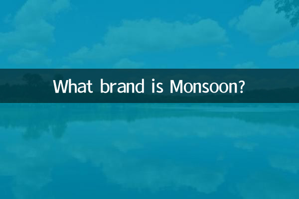 What brand is Monsoon?