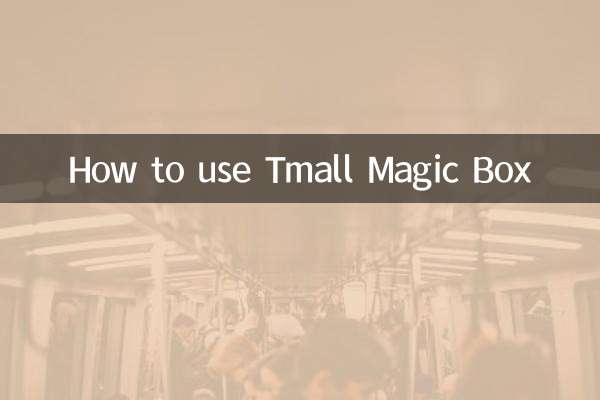 天猫マジックボックスの使い方