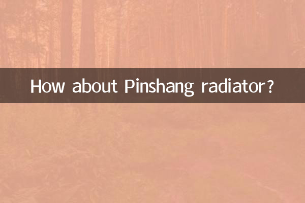 ماذا عن المبرد Pinshang؟