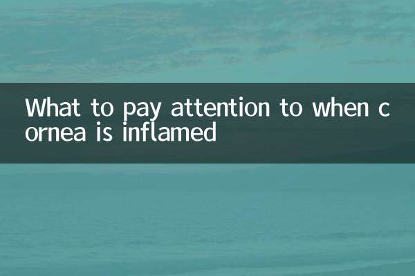眼角膜發炎注意什麼