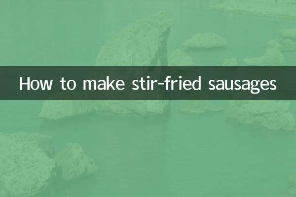소시지 볶음 만드는 법