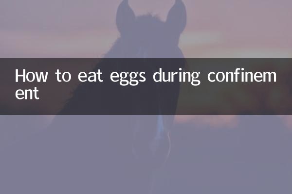 Wie man während der Entbindung Eier isst